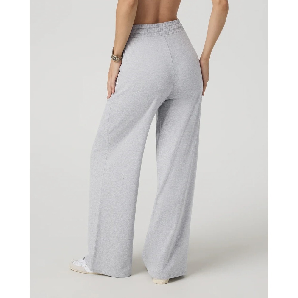 Vuori Halo Essential Wideleg Pant Long XL Pale Grey Heather Lounge Yoga‎ NWOT - Picture 7 of 9